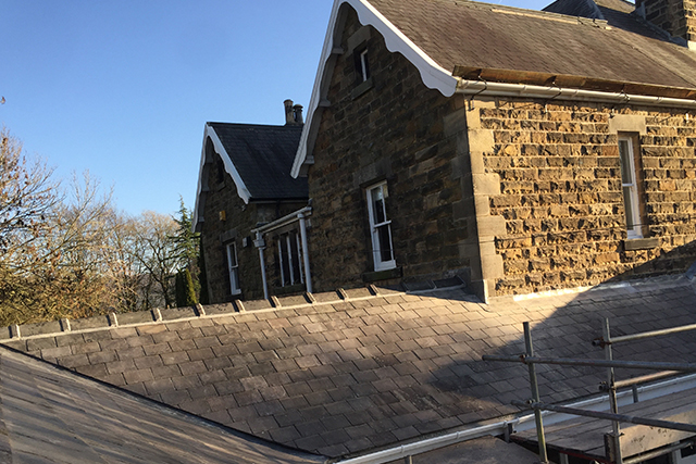 Pitched Roofing Company Sheffield - Reclaimed Slate Roof
